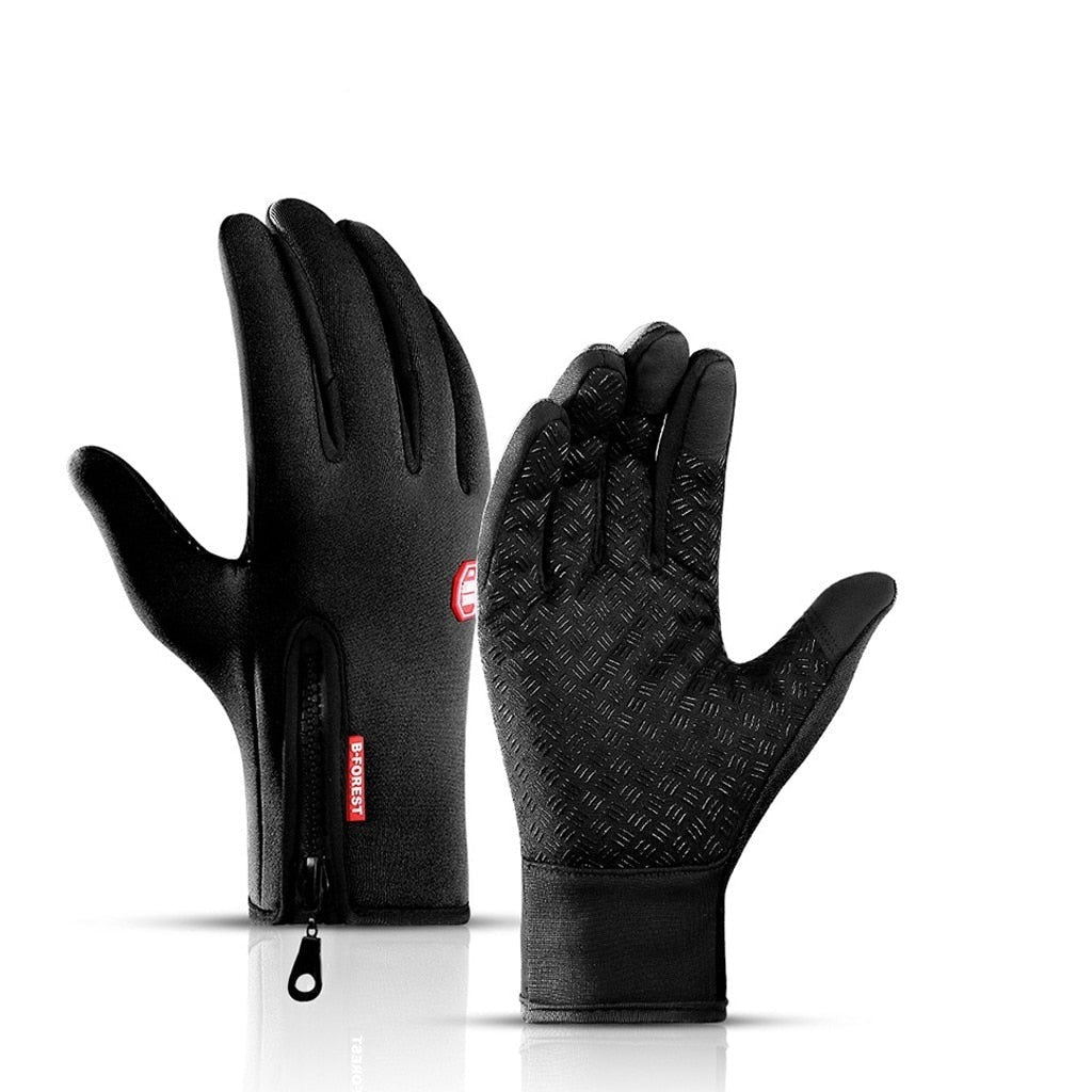 Thermische Touchscreen-Winterhandschuhe, wasserabweisend, Unisex, zum Wandern, Radfahren, Skifahren und für Outdoor-Sport | Sansoti