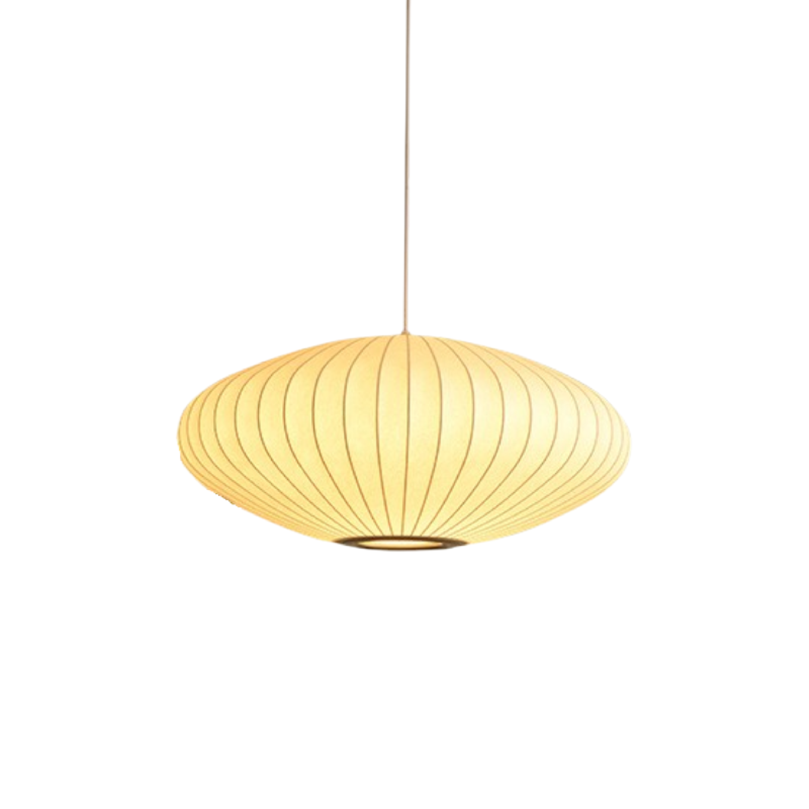 Silk Pendant Light Ø30-70cm Sculpture Dining Room Ambient Lighting Adjustable Modern Interior Design Dimmable LED | Sansoti
