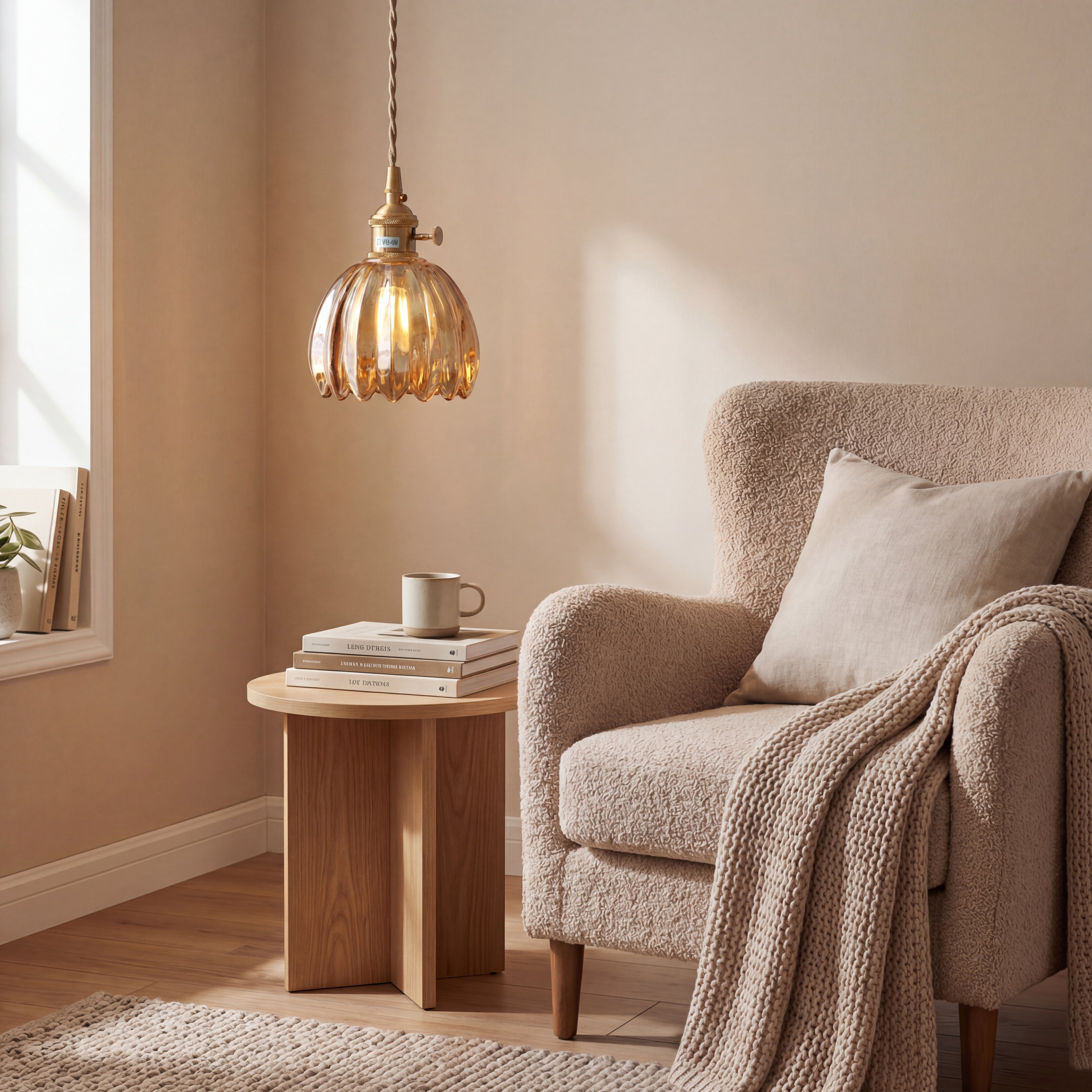 Szklana lampa wisząca E27 Połączenie szkła i metalu Skandynawski design Jadalnia Salon Lampa do jadalni Minimalizm | Sansoti