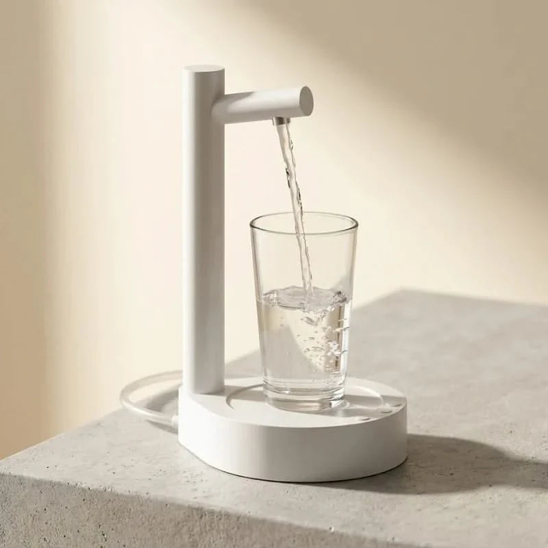Elektrische Waterdispenser voor Bureau met 6 Snelheden Oplaadbaar Draadloos Stil Waterpomp voor Thuis Kantoor | Sansoti