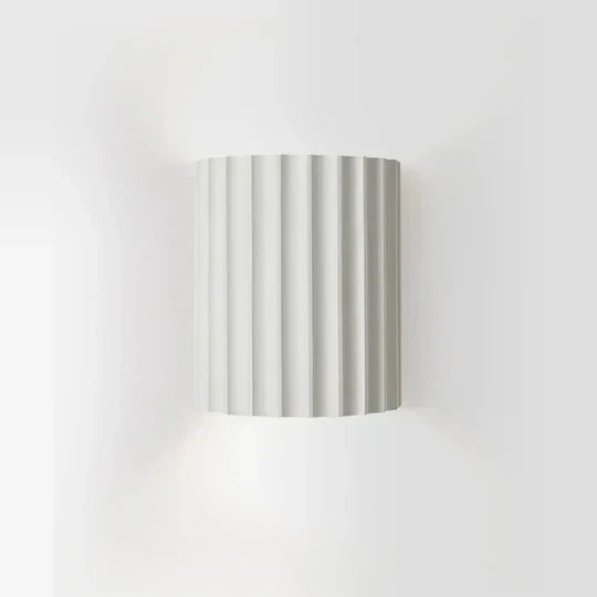 Moderne Wandlamp met Geribbeld Hars Design Sculptuurvorm Exclusieve Wandverlichting voor Woonkamer Slaapkamer Hal Kunstzinnige Wandlamp LED 7W | Sansoti