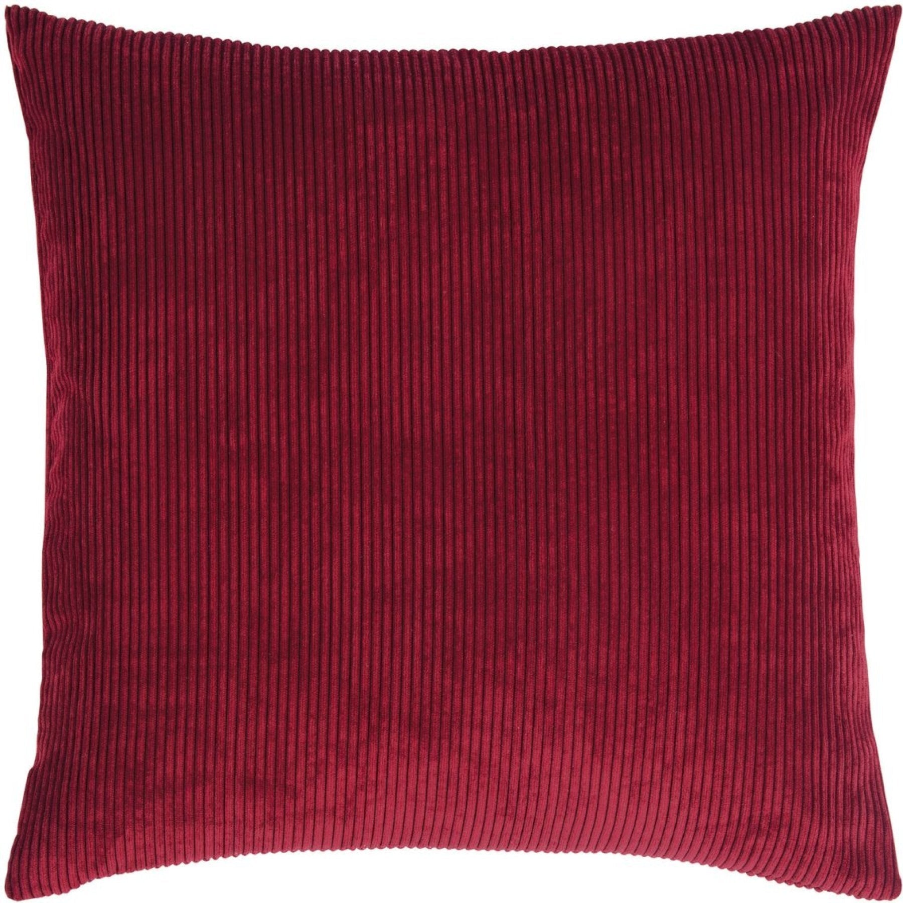 Kussenhoes met Corduroy Look - Zachte Ribfluweel Textuur - Scandinavisch Woonaccent - Vierkante Hoes voor Bank en Stoel | Sansoti