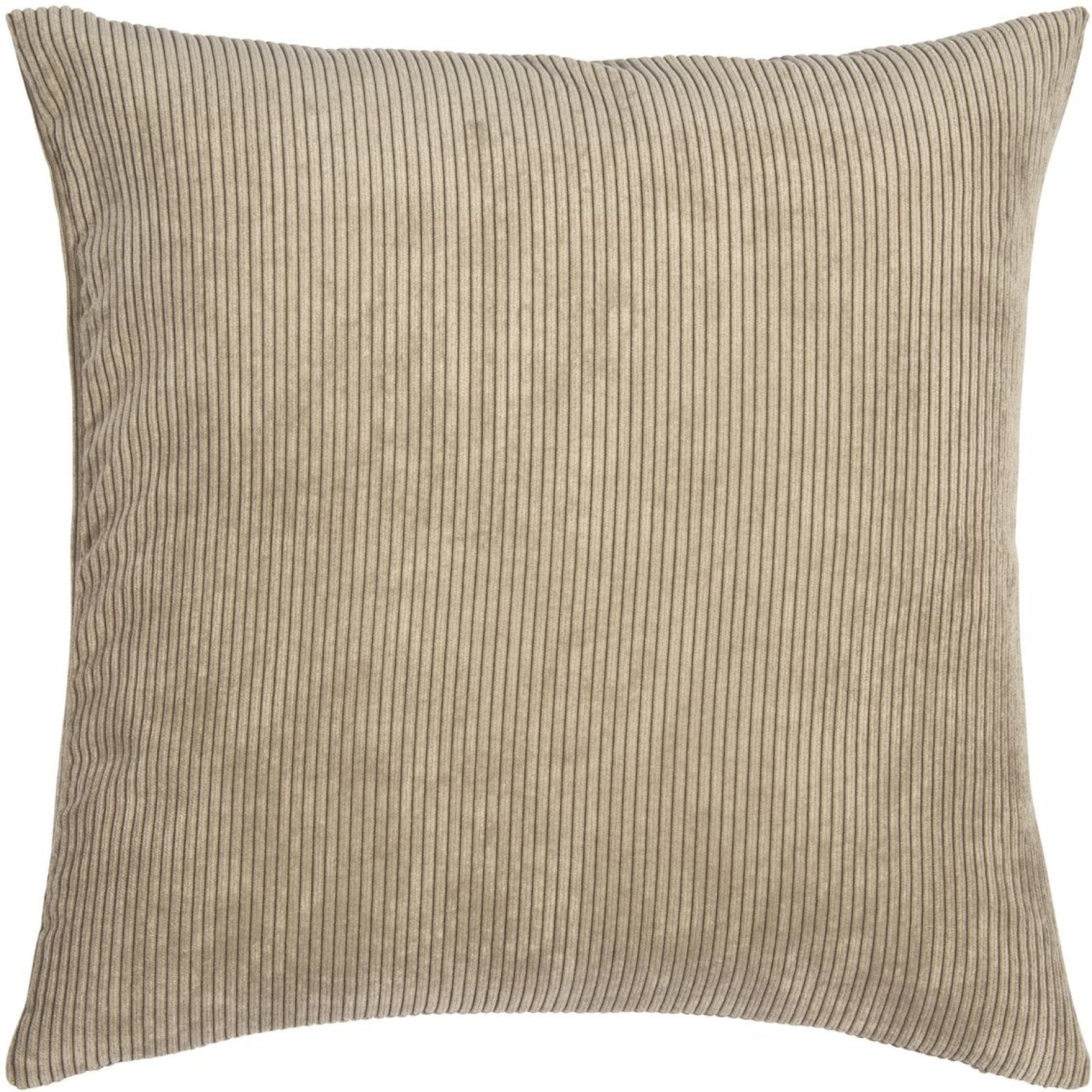 Kussenhoes met Corduroy Look - Zachte Ribfluweel Textuur - Scandinavisch Woonaccent - Vierkante Hoes voor Bank en Stoel | Sansoti