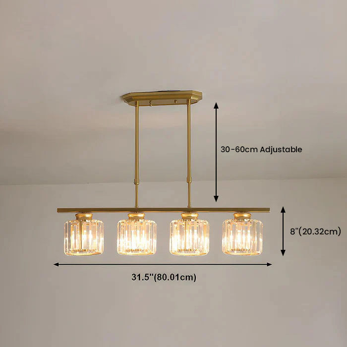 Suspension Verre E27 Noir 3 ou 4 lumières Table à manger Îlot de cuisine Suspension scandinave Plafonnier Cuisine Salon | Restfield