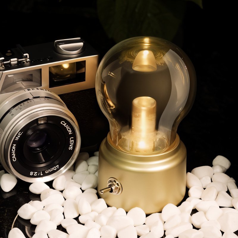 Lampe de table vintage avec recharge USB et lumière chaude et chaleureuse | Restfield