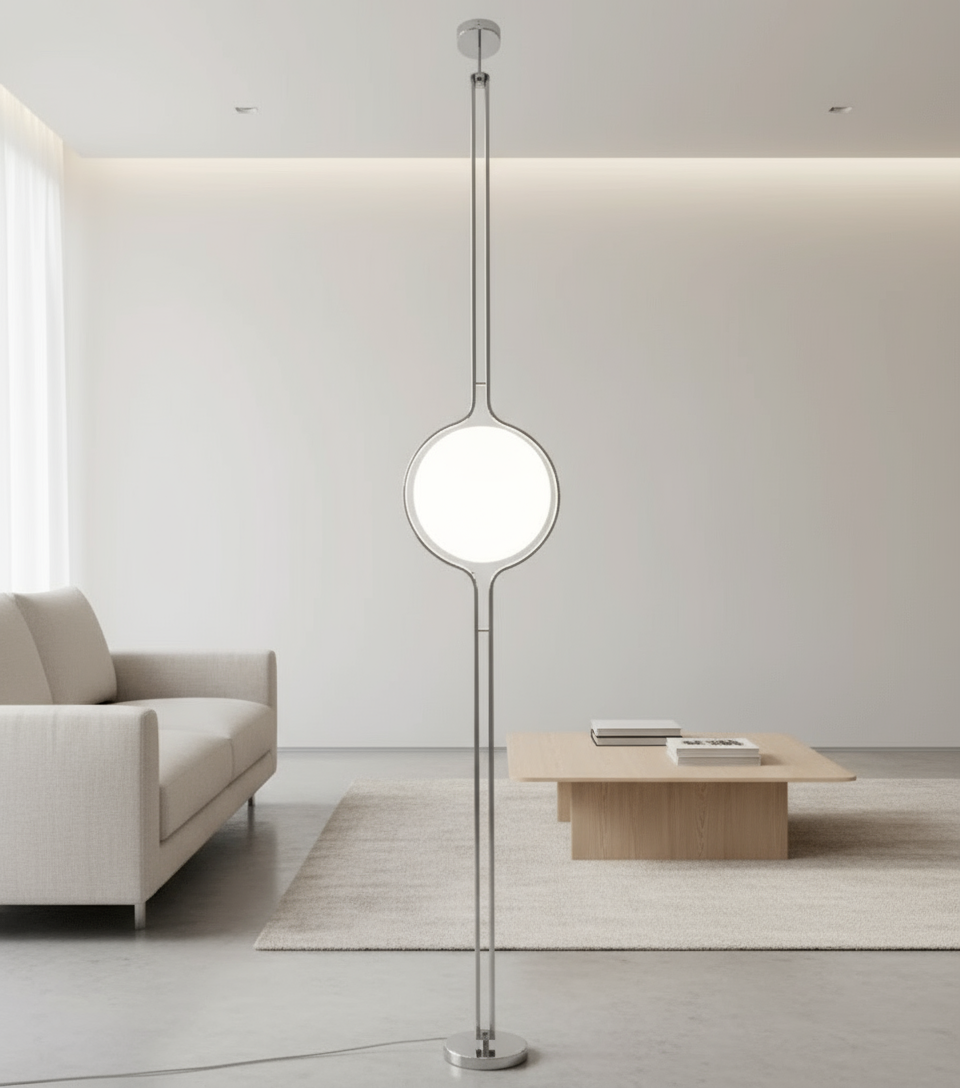 Lampadaire Boule Plafond au sol Moderne Métal Acrylique 280cm | Restfield