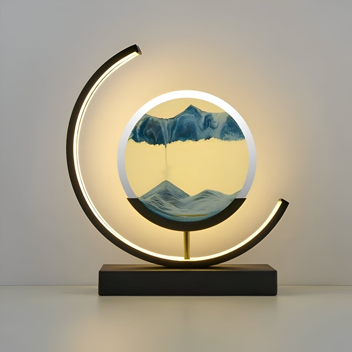 Restfield | LED-Sandlampe mit Fernbedienung & dimmbarem Licht – Beruhigende Design-Tischleuchte