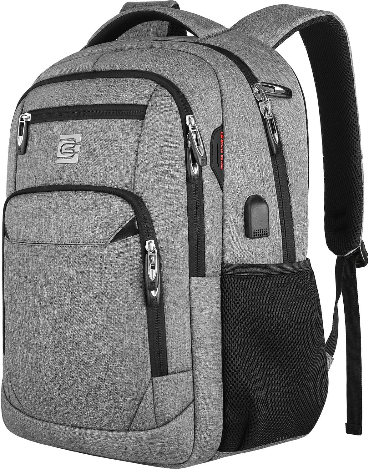 Premium Laptop Rugzak met USB-Oplaadpoort & Diefstalbeveiliging 15,6 inch – Waterafstotend & Ergonomisch | Sansoti