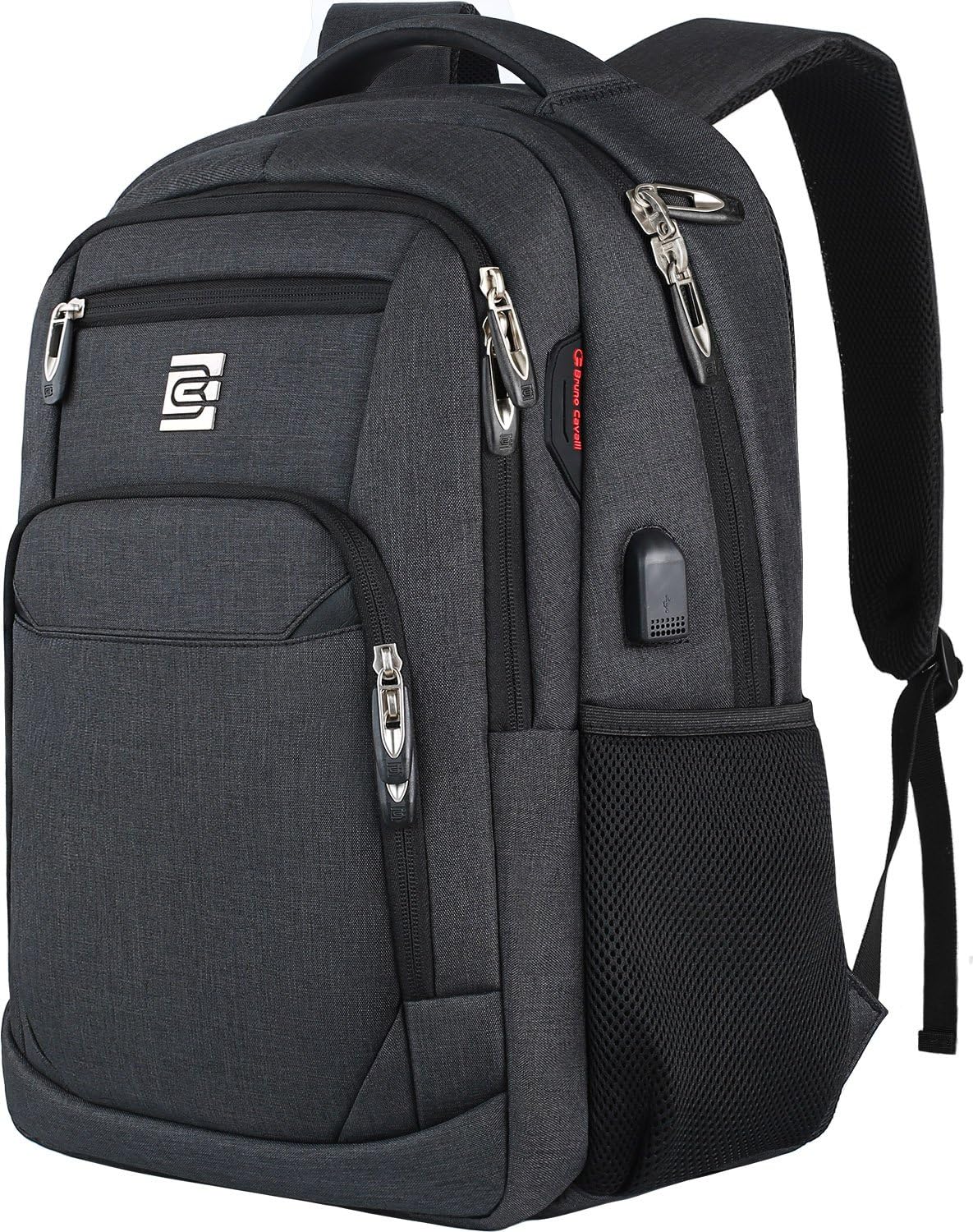 Premium Laptop Rugzak met USB-Oplaadpoort & Diefstalbeveiliging 15,6 inch – Waterafstotend & Ergonomisch | Sansoti