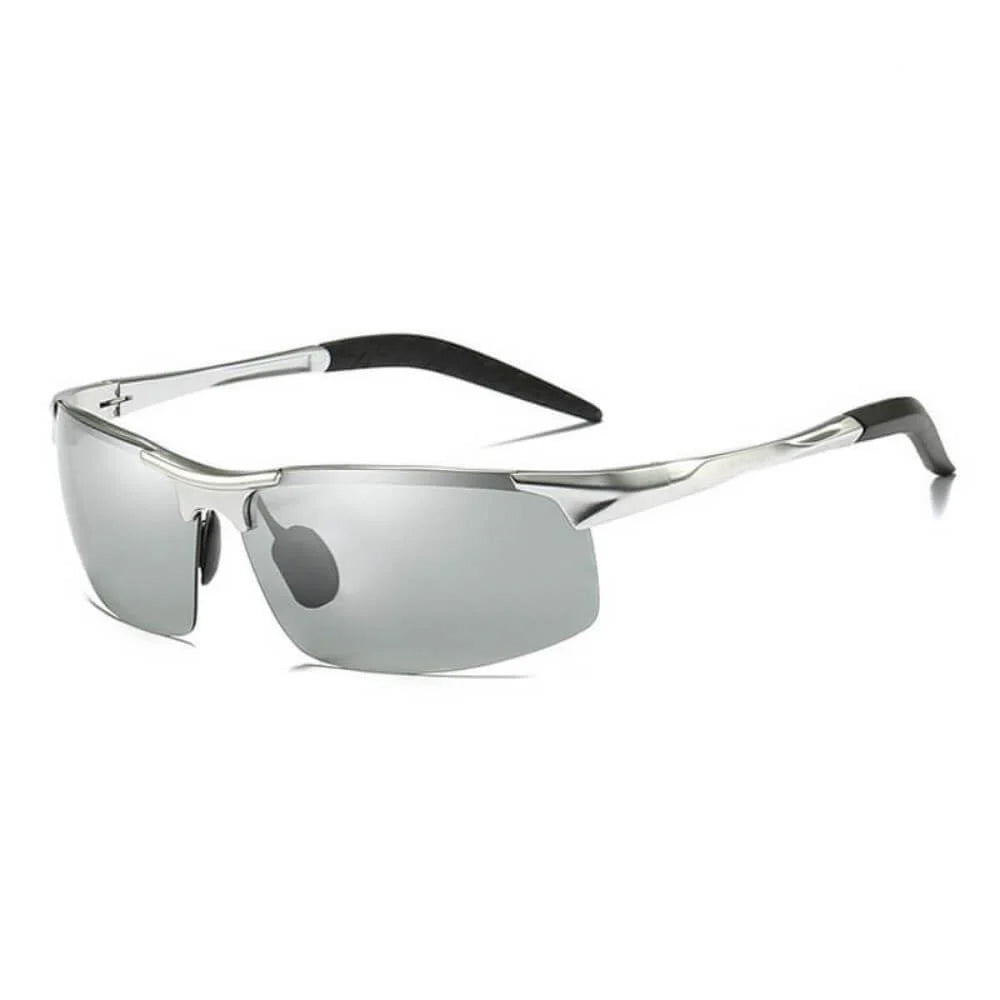 Lunettes de soleil photochromiques avec protection UV400 et verres polarisés pour conduire en toute sécurité et les activités en extérieur | Sansoti