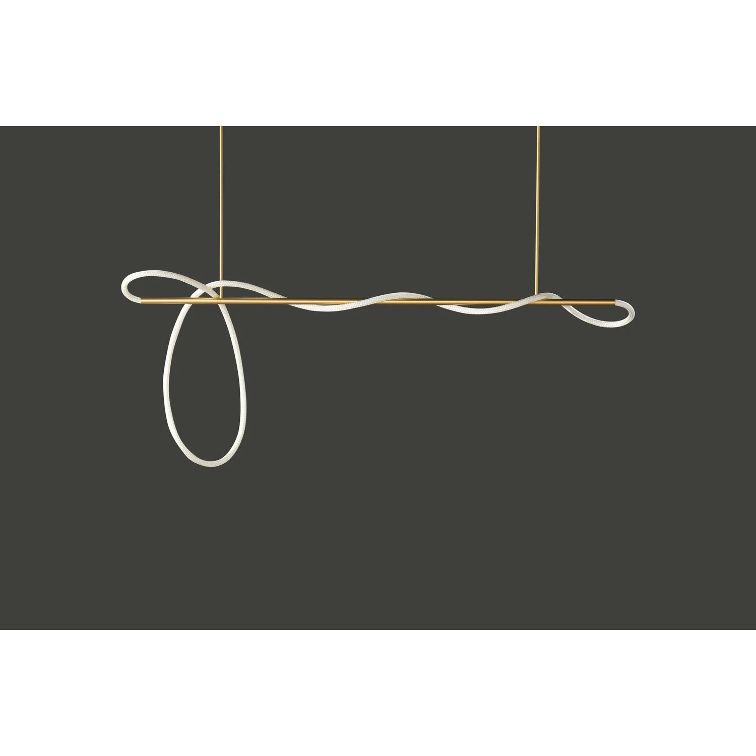 Plafondlamp Koper G9 Gebogen Buis Goud Zwart Zilver Woonkamer Eetkamer LED Opbouw Minimalistische Bureaulamp | Sansoti