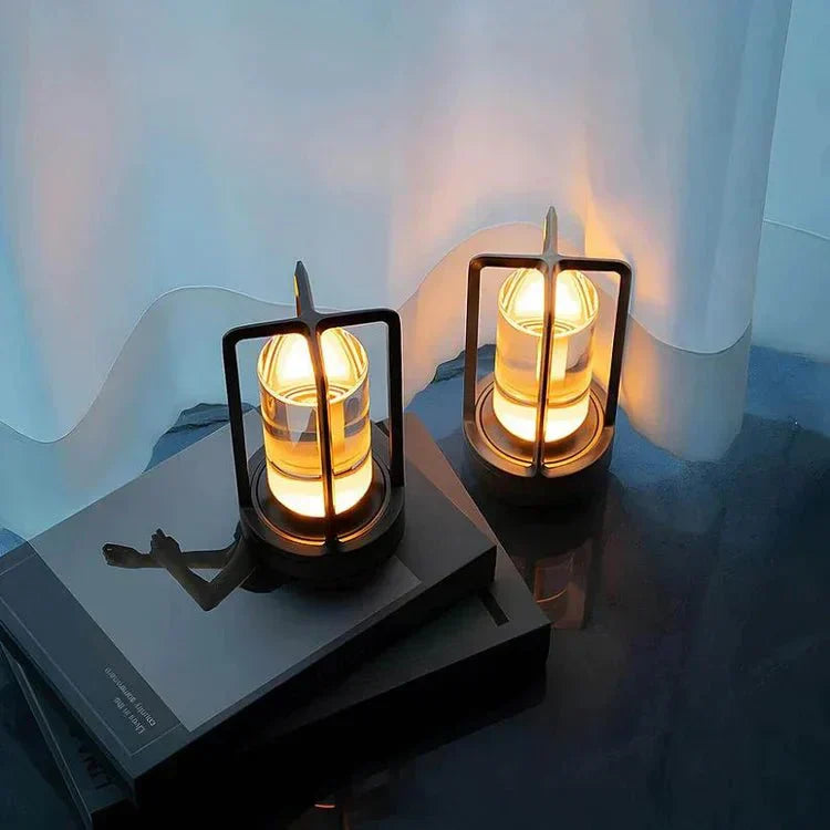 Tafellamp Oplaadbaar LED Dimbaar 3 Standen Glas Metaal Zwart Goud Zilver Slaapkamer Nachtkastje Bureaulamp USB Poort Touch Bediening Sfeerlamp | Sansoti