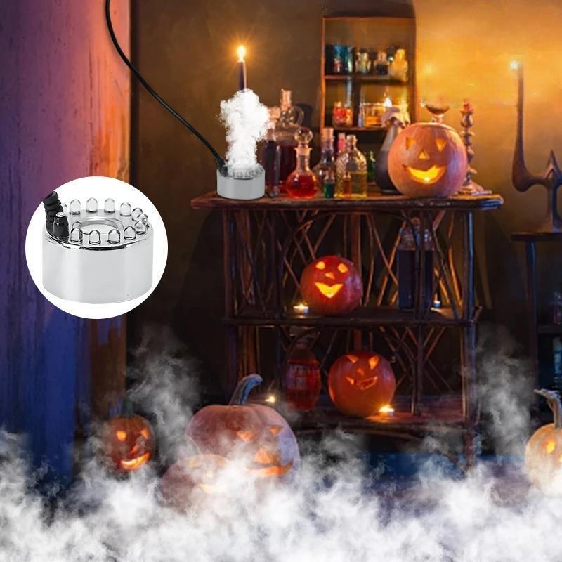 Brumisateur décoratif avec éclairage LED, fontaine, décoration lumineuse d'ambiance pour Halloween, brumisateur d'eau, décoration intérieure | Sansoti