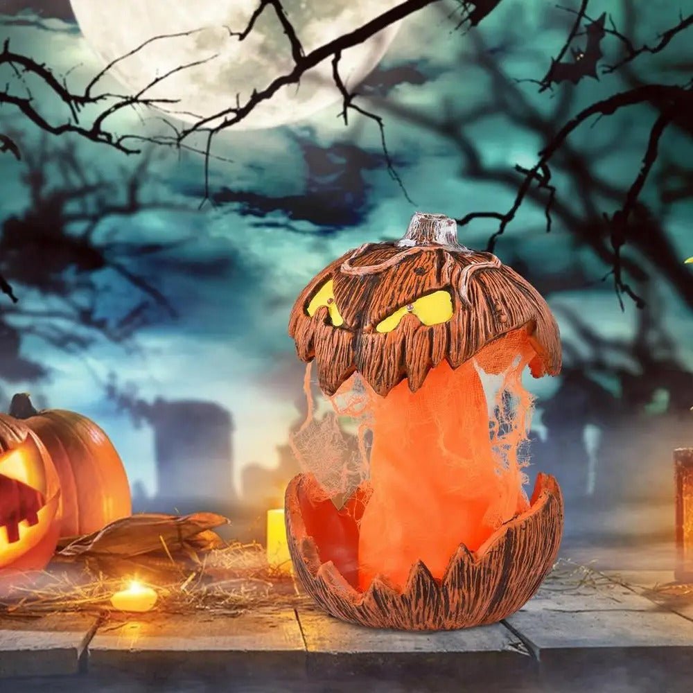 Halloween Pompoen Lantaarn LED – Sprekende Jack-O'-Lantern met Bewegende Mond voor Binnen en Buiten Decoratie | Sansoti
