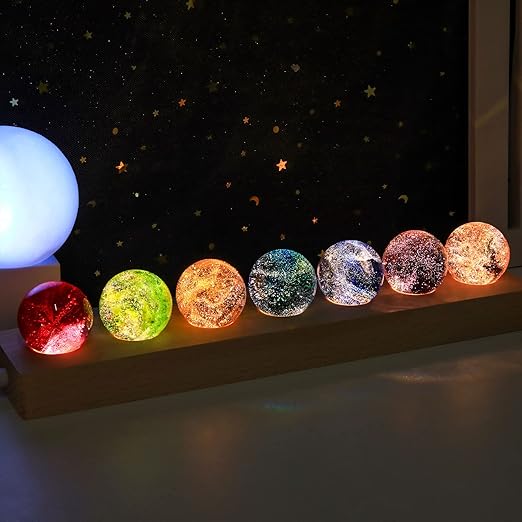 Lampe de table Cristal Boule Éclairage d'ambiance Décoratif Transparent Design | Restfield