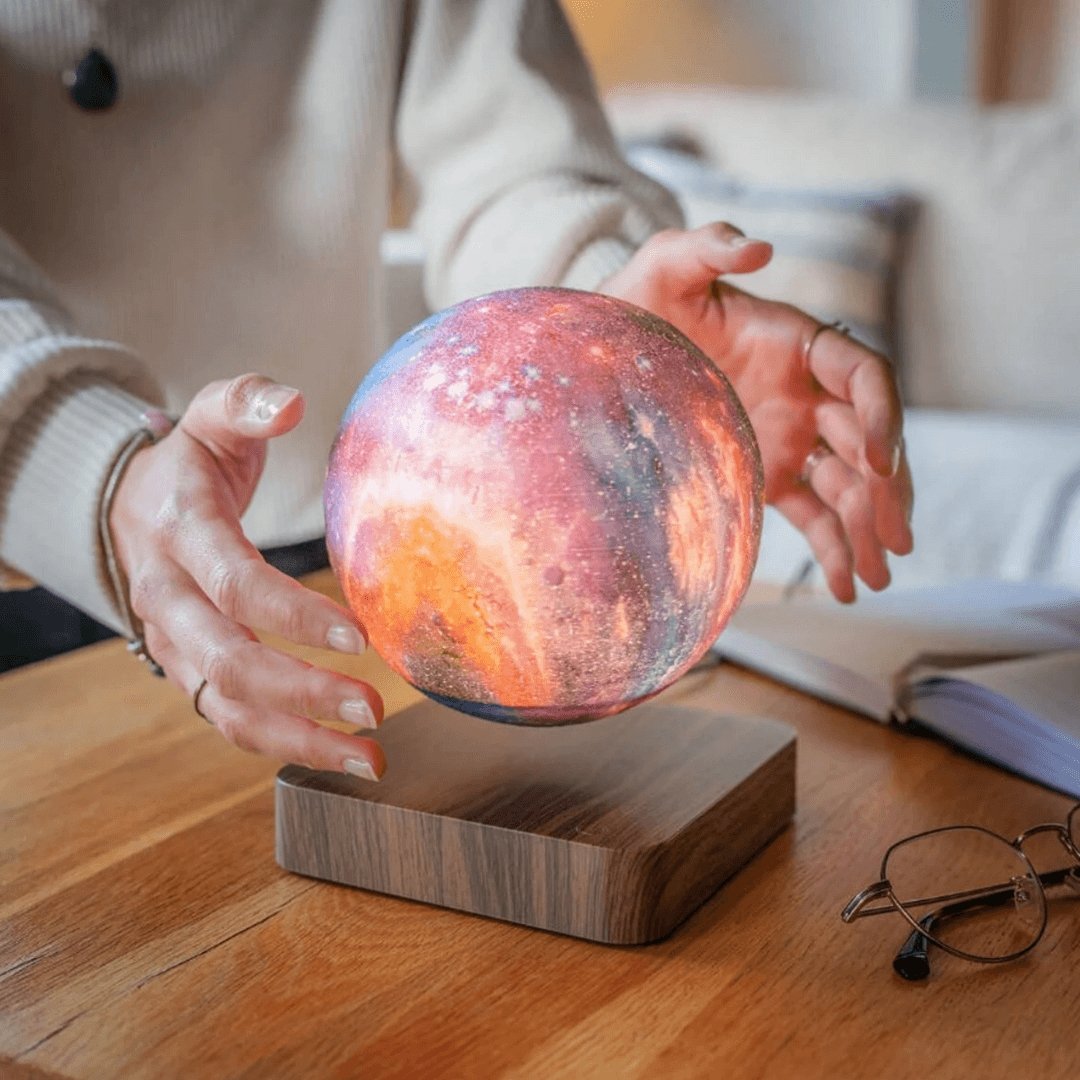Zwevende Maanlamp met Magnetische Levitatie en LED-Verlichting 15cm | Sansoti