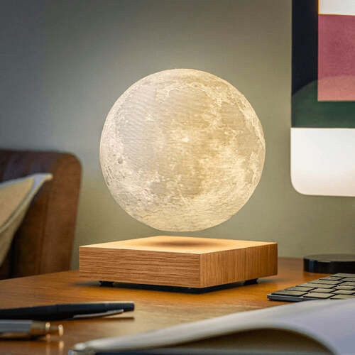 Zwevende Maanlamp met Magnetische Levitatie en 3D-Print Oppervlak 15cm | Sansoti