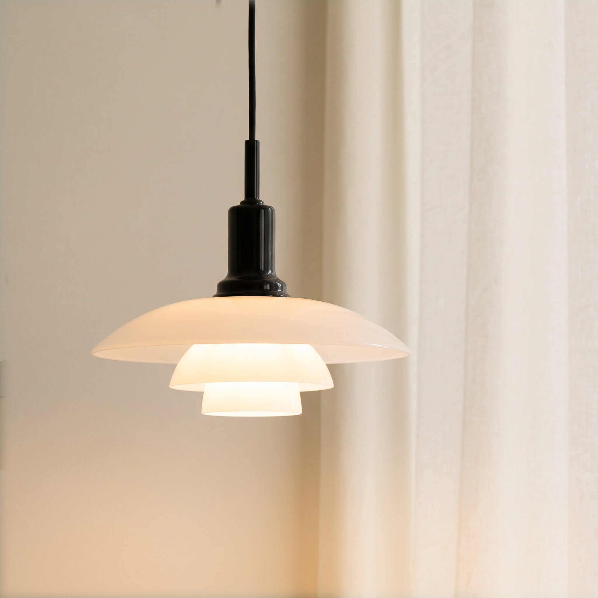 Suspension scandinave E27 LED réglable en verre et métal, salle à manger, cuisine, coin lecture, design moderne, salon | Sansoti