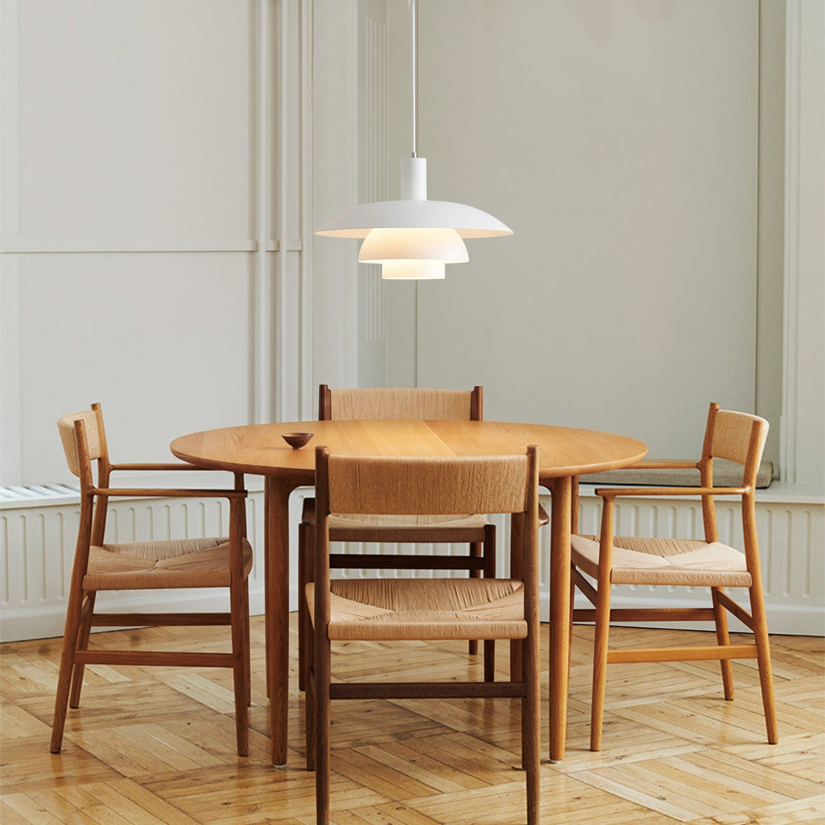 Skandinavische Metall-Pendelleuchte LED Dimmbar für Esszimmer Küche Wohnzimmer Deckenbeleuchtung 29-39cm | Sansoti