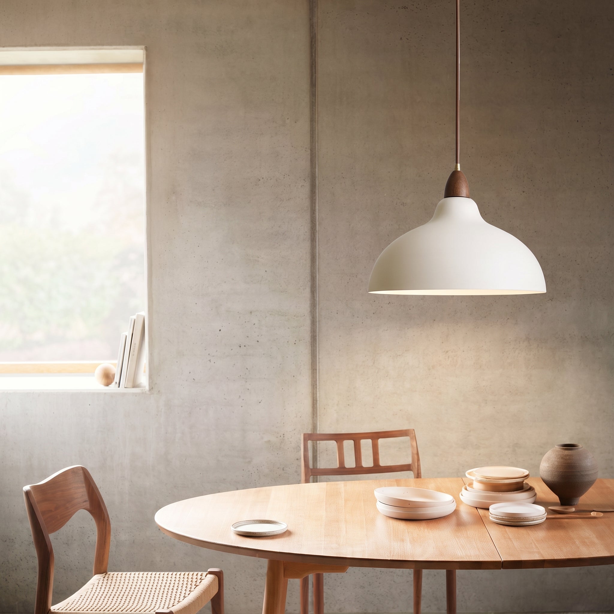 Suspension en bois et métal E27 réglable, design scandinave, éclairage d’ambiance chaleureux pour salle à manger, îlot de cuisine et salon | Sansoti