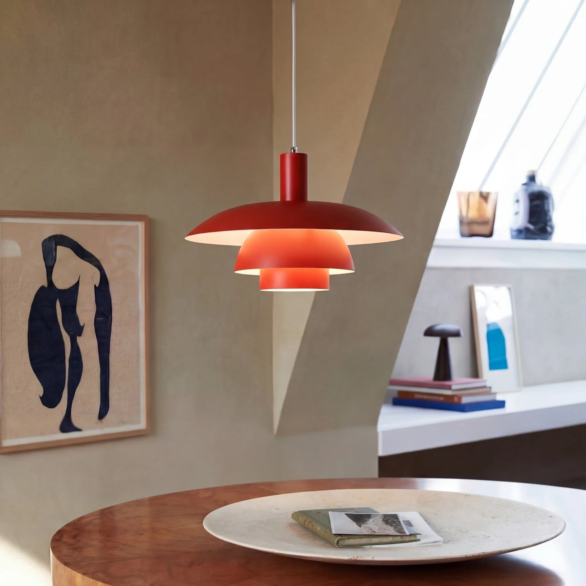 Skandinavische Metall-Pendelleuchte LED Dimmbar für Esszimmer Küche Wohnzimmer Deckenbeleuchtung 29-39cm | Sansoti