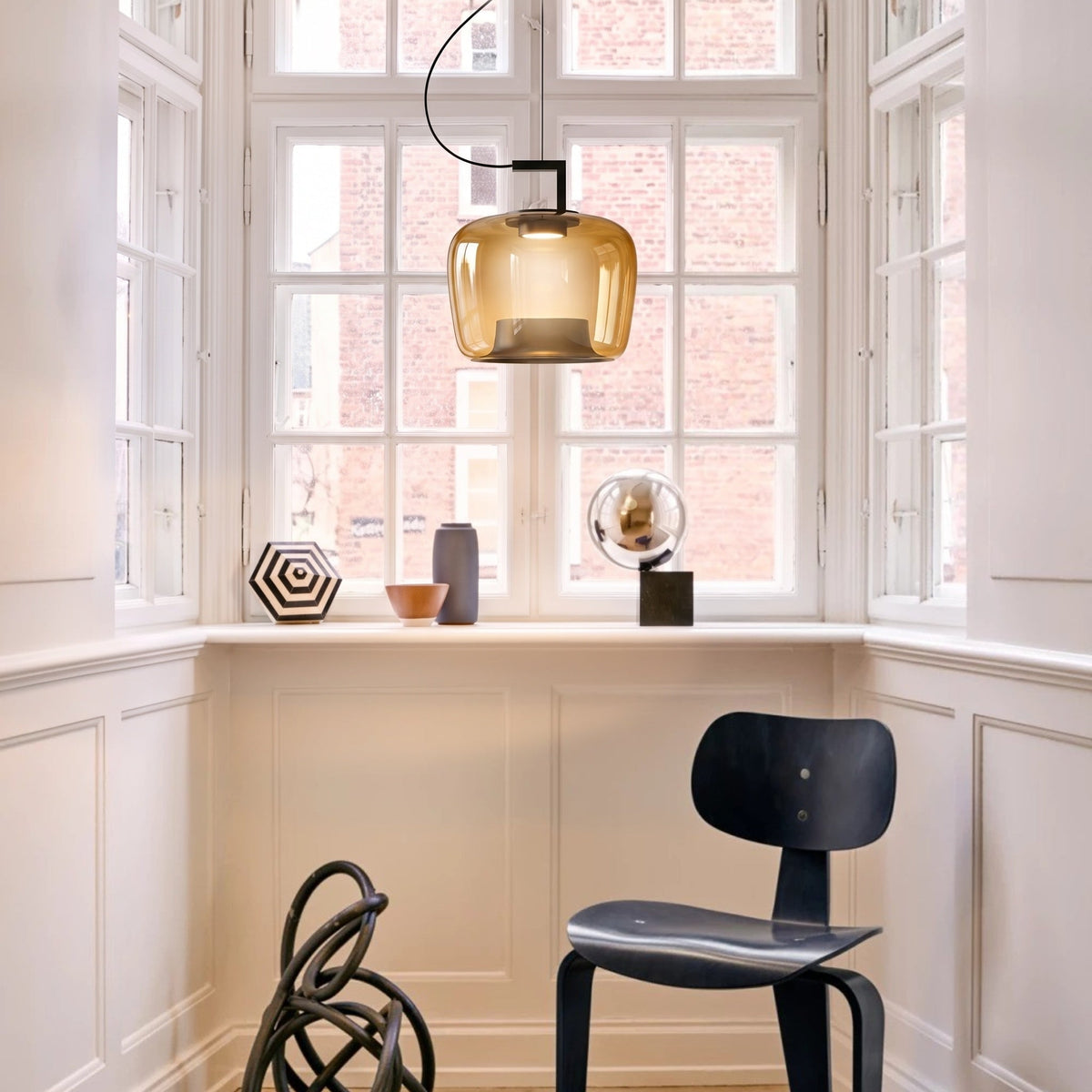 Hängeleuchte aus Glas, E27, Eisen, modernes Design, warmweißes Licht, für Küche und Esszimmer, verstellbar, stimmungsvolle Beleuchtung, skandinavischer Stil | Sansoti