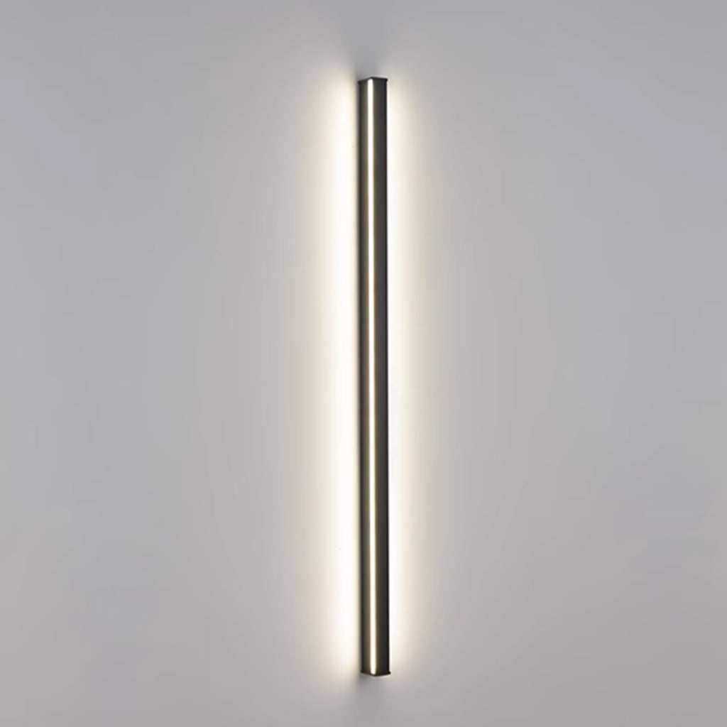 Lineare LED-Wandleuchte Dimmbar Schwarz Weiß Schlafzimmer Wohnzimmer Modernes minimalistisches Design Stimmungsbeleuchtung | Sansoti