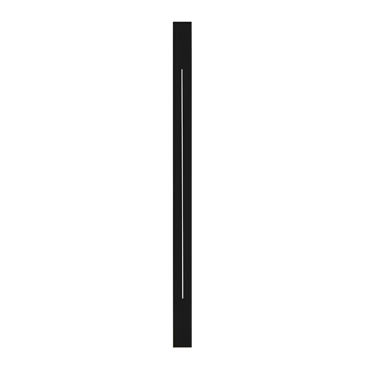 Applique murale bande LED Noir Fer Acrylique Salon Chambre Linéaire 60cm 80cm 100cm 120cm 3 modes de couleur Minimaliste Accent miroir | Restfield