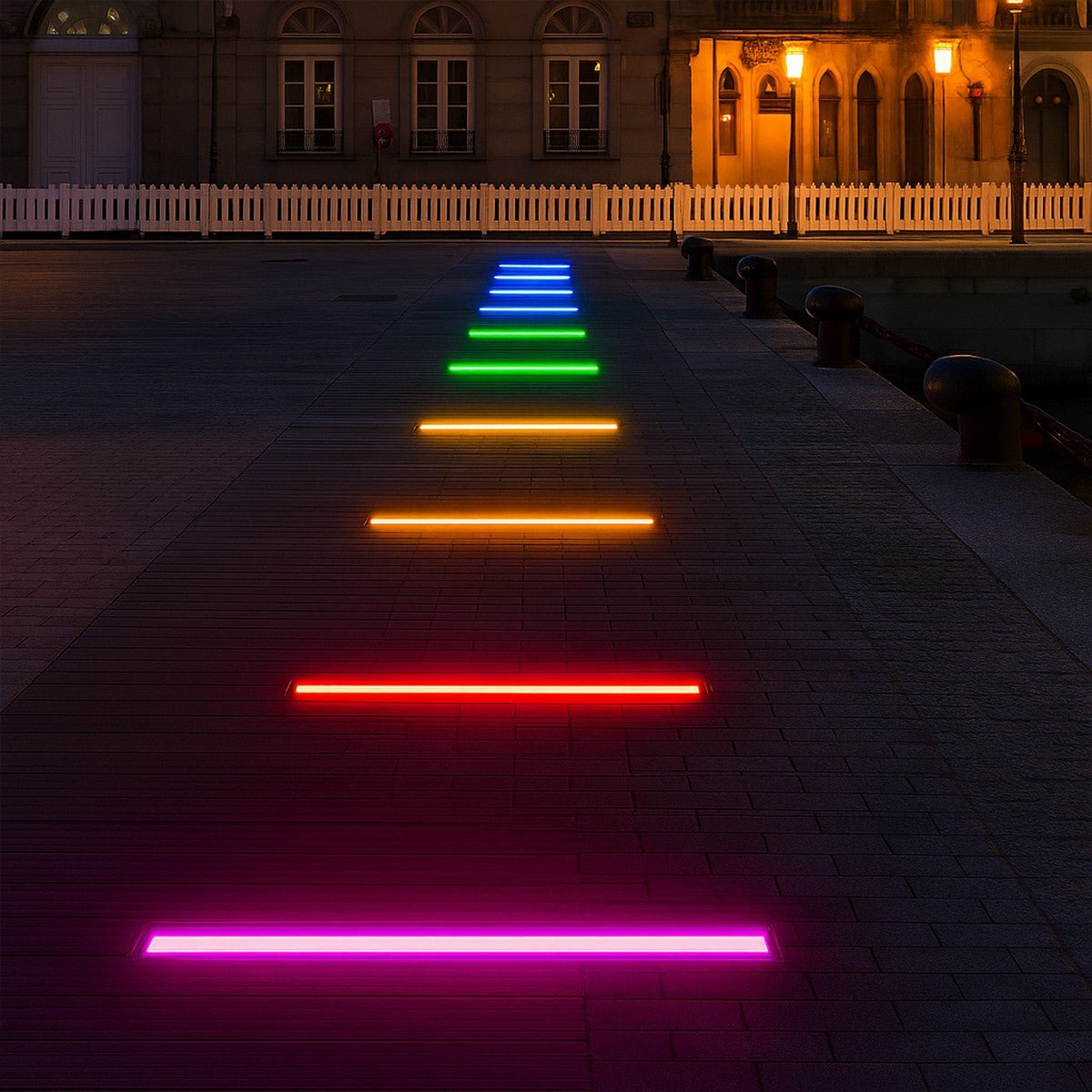 Inbouw LED Grondverlichting 100cm RVS Waterdicht Strip 2400 Lumen Tuin Terras Pad Buitenverlichting Warm Wit | Sansoti