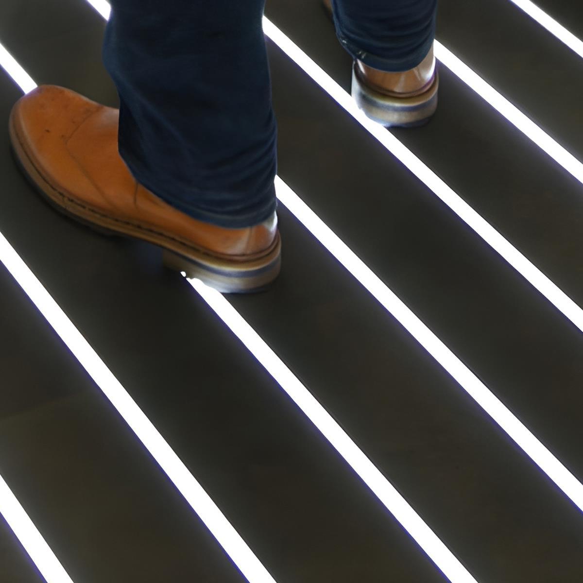 Inbouw LED Grondverlichting 100cm RVS Waterdicht Strip 2400 Lumen Tuin Terras Pad Buitenverlichting Warm Wit | Sansoti