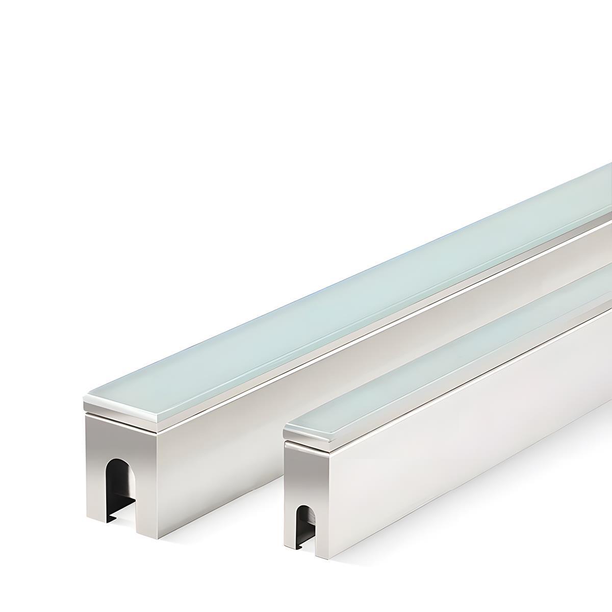 Inbouw LED Grondverlichting 100cm RVS Waterdicht Strip 2400 Lumen Tuin Terras Pad Buitenverlichting Warm Wit | Sansoti