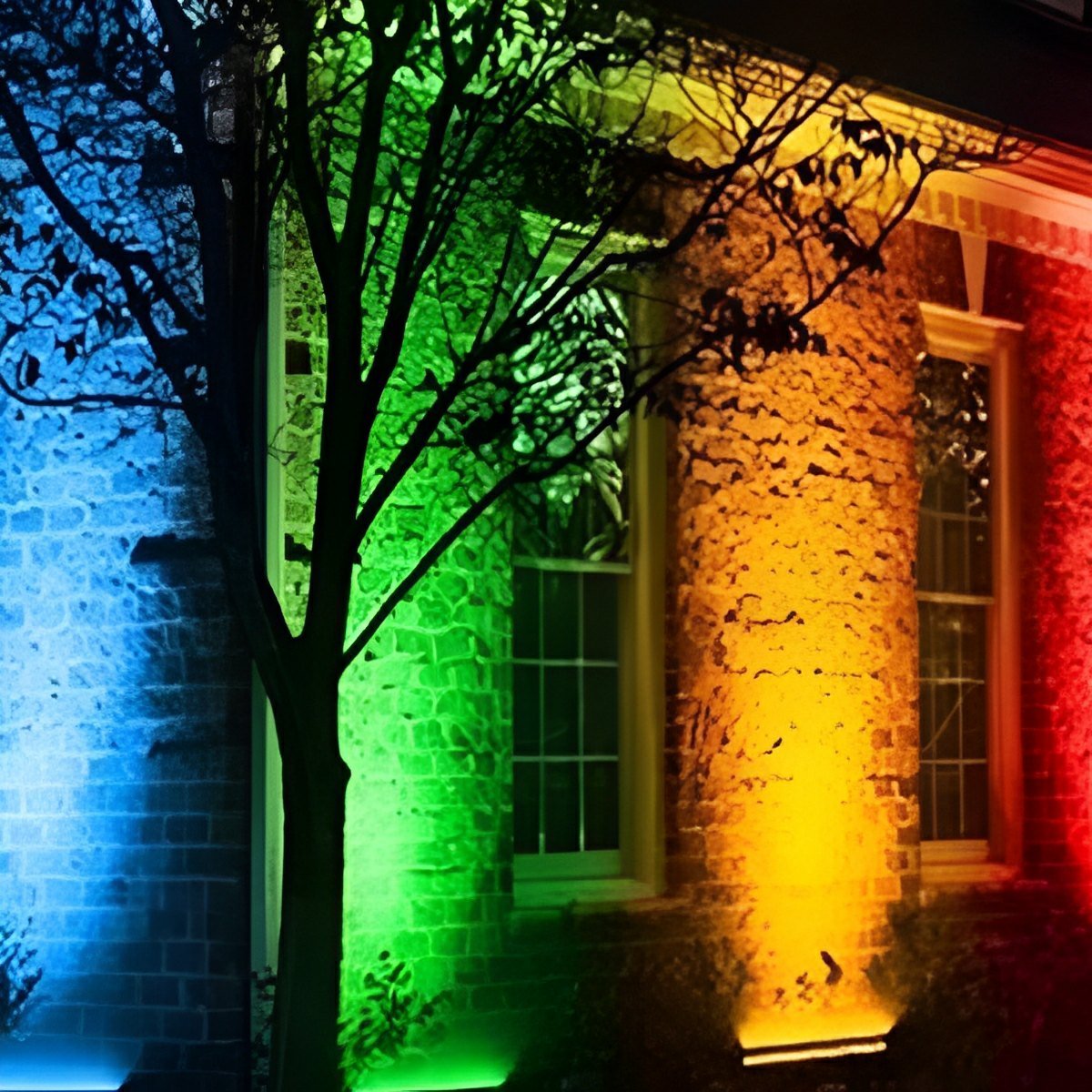 Lave-mur LED RGB Aluminium 24V IP65 Façade Jardin Applique Barre lumineuse Couleur Dimmable Extérieur Éclairage d'accent Villa | Restfield