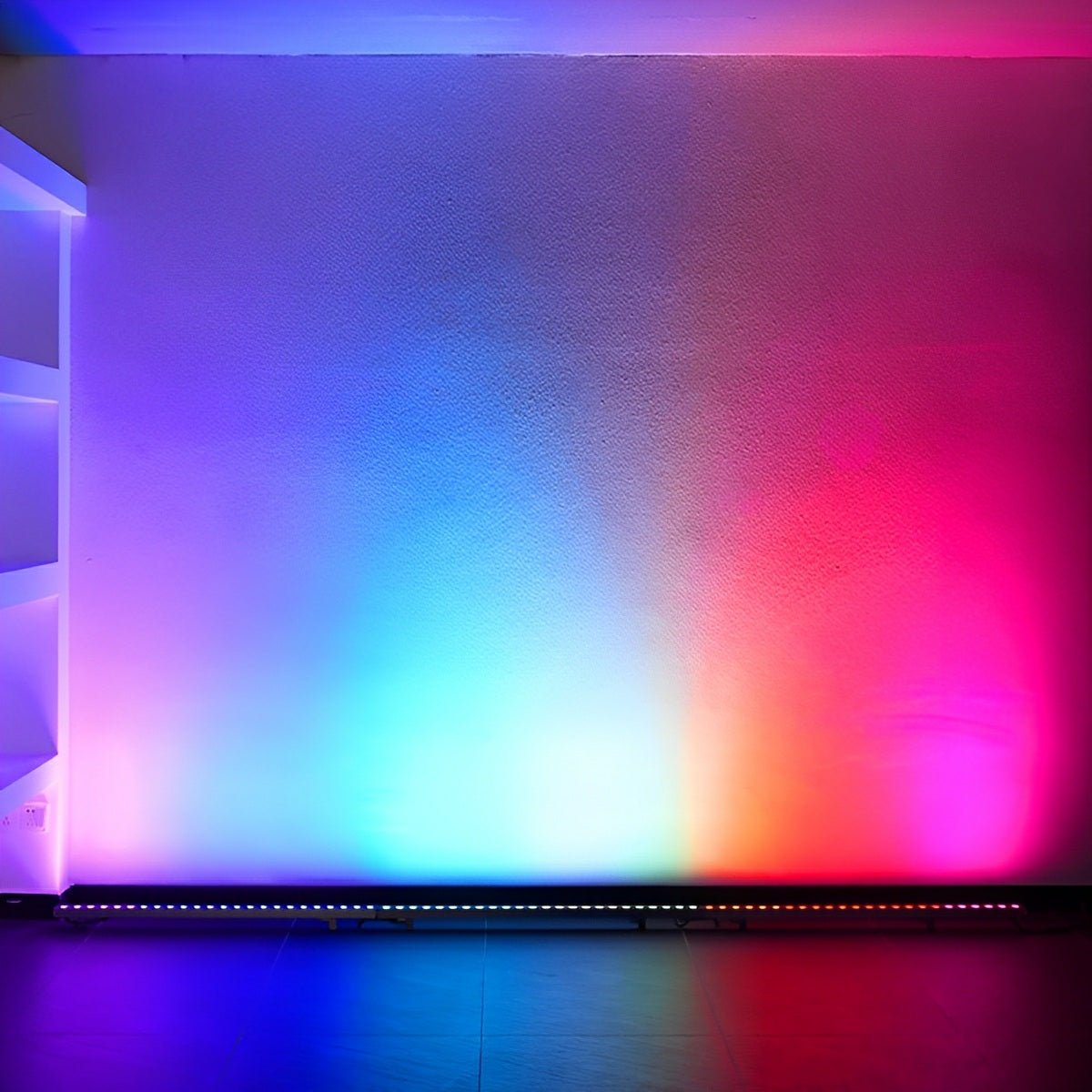 Lave-mur LED RGB Aluminium 24V IP65 Façade Jardin Applique Barre lumineuse Couleur Dimmable Extérieur Éclairage d'accent Villa | Restfield