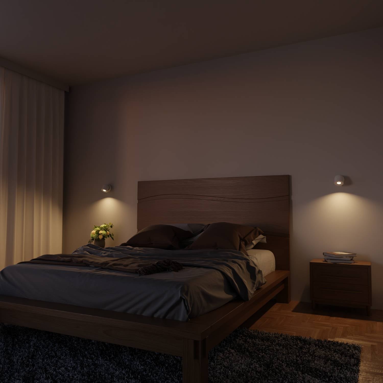 Verstelbare plafondlamp met draaibare lichtkop en warm 2700k licht | Sansoti
