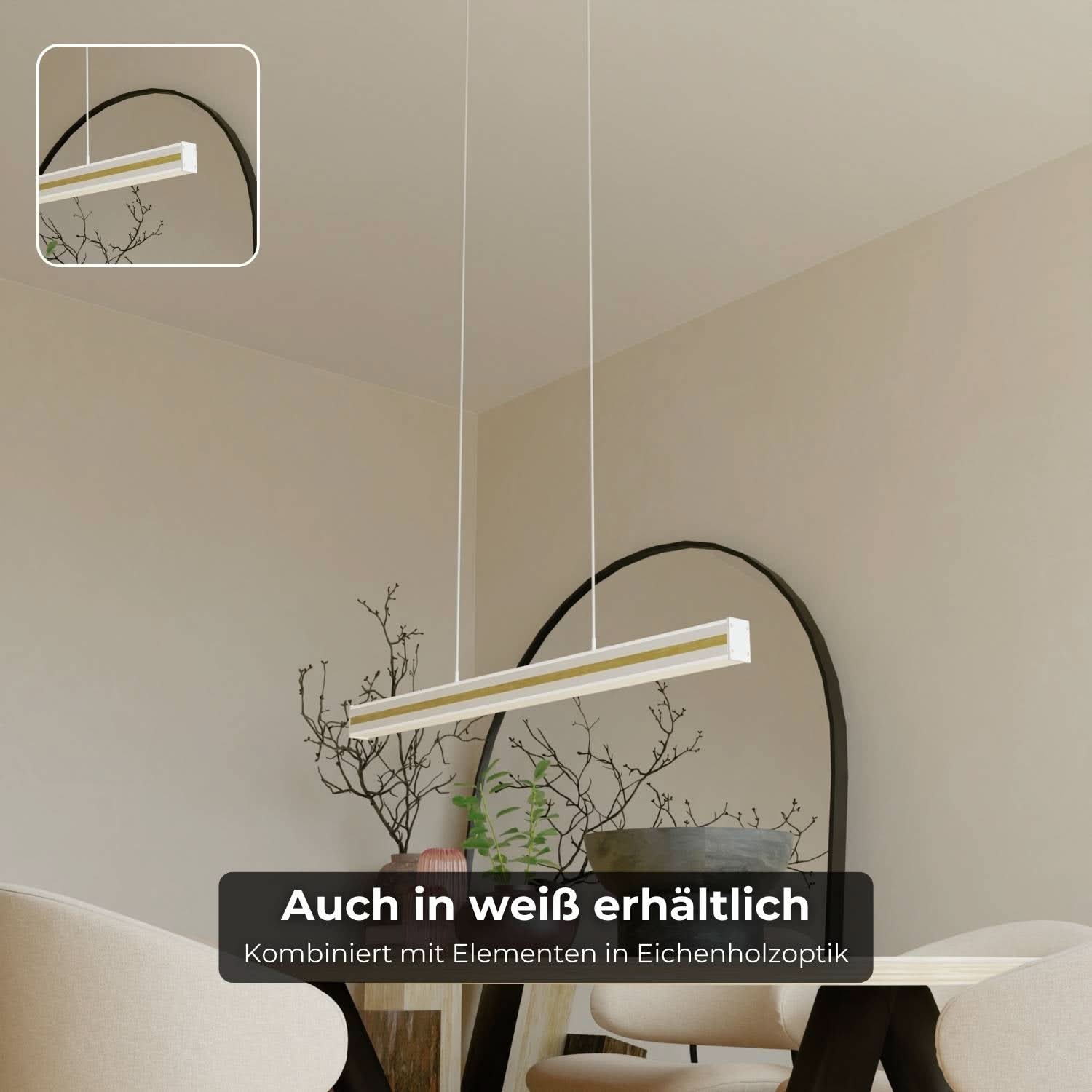 Extra warme design hanglamp 2200K met indirecte verlichting | Sansoti