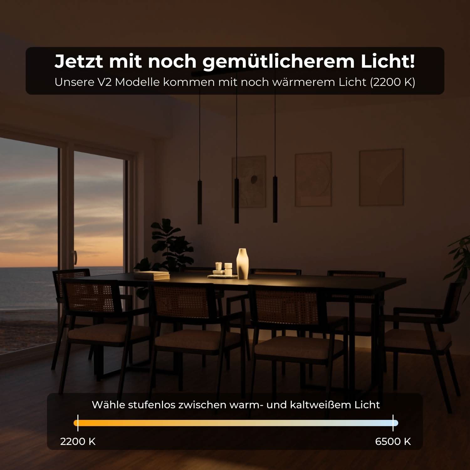 Moderne design hanglamp met verstelbare lichtkoppen | Sansoti