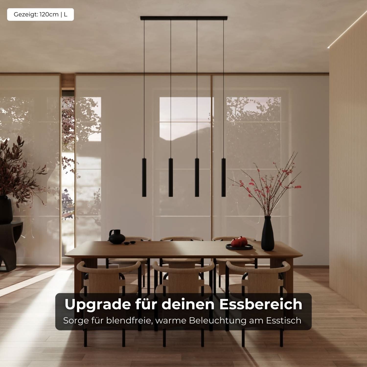 Moderne design hanglamp met verstelbare lichtkoppen | Sansoti