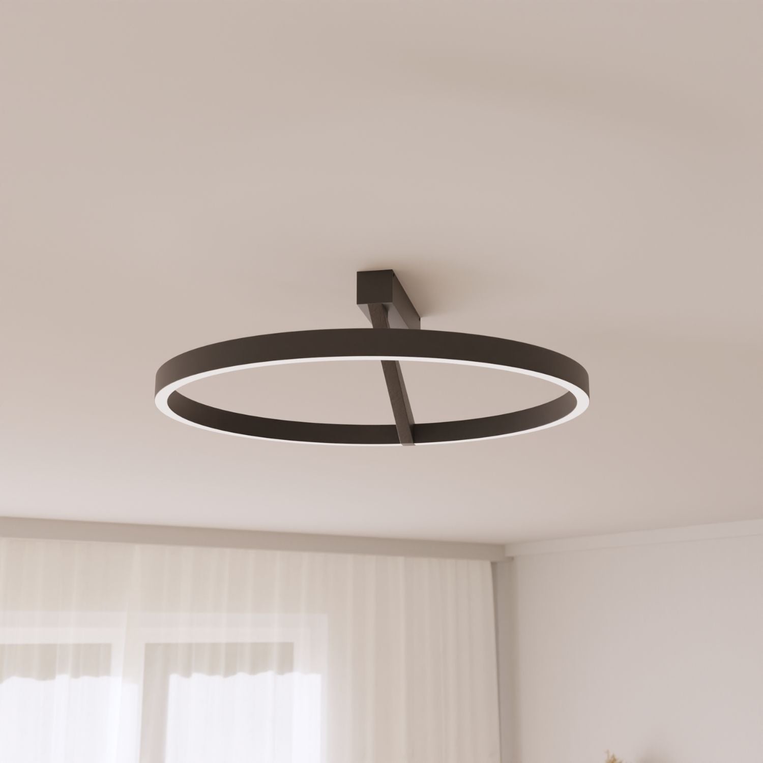 Plafonnier avec éclairage haut et bas et lumière chaude 2700K – Noira