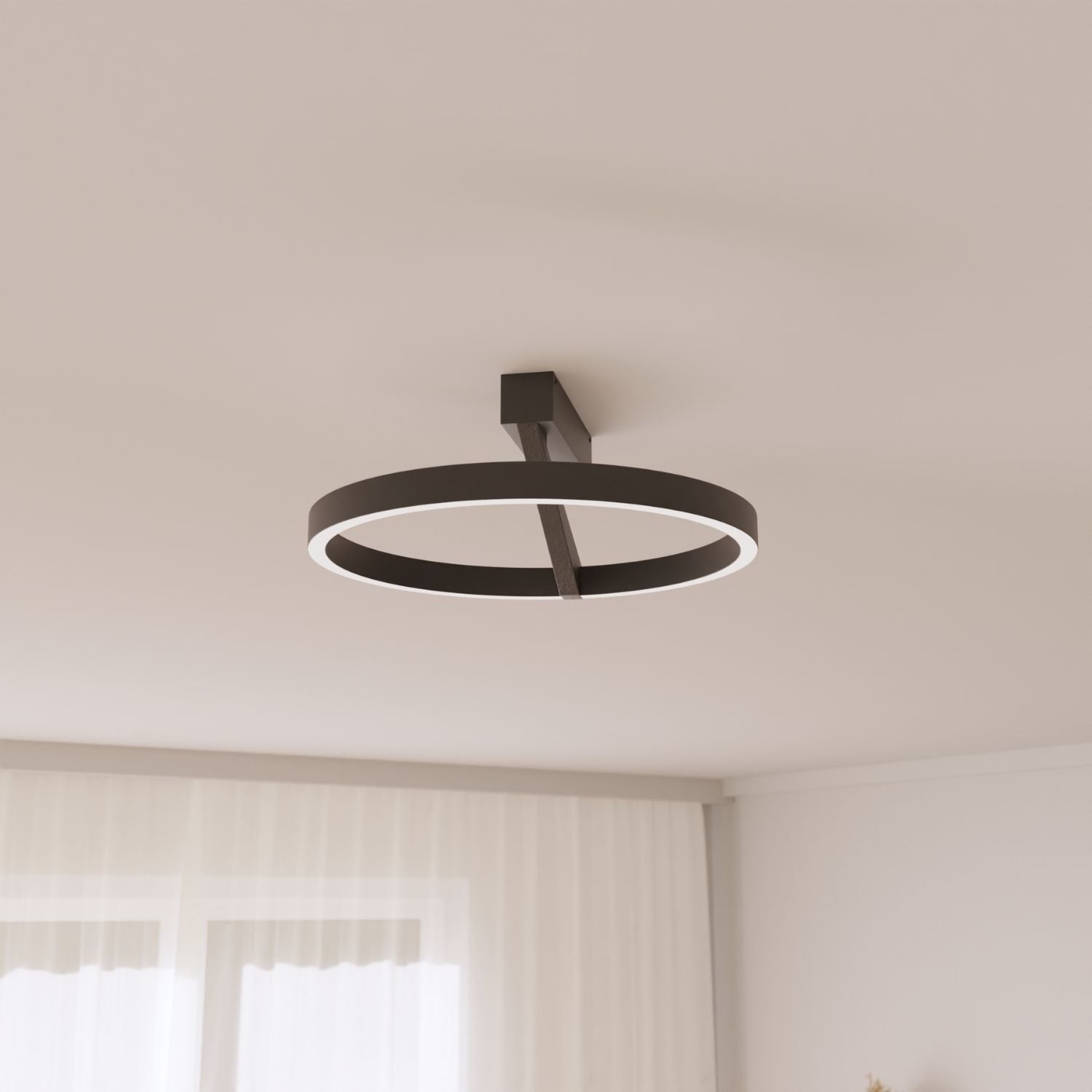 Plafonnier avec éclairage haut et bas et lumière chaude 2700K – Noira