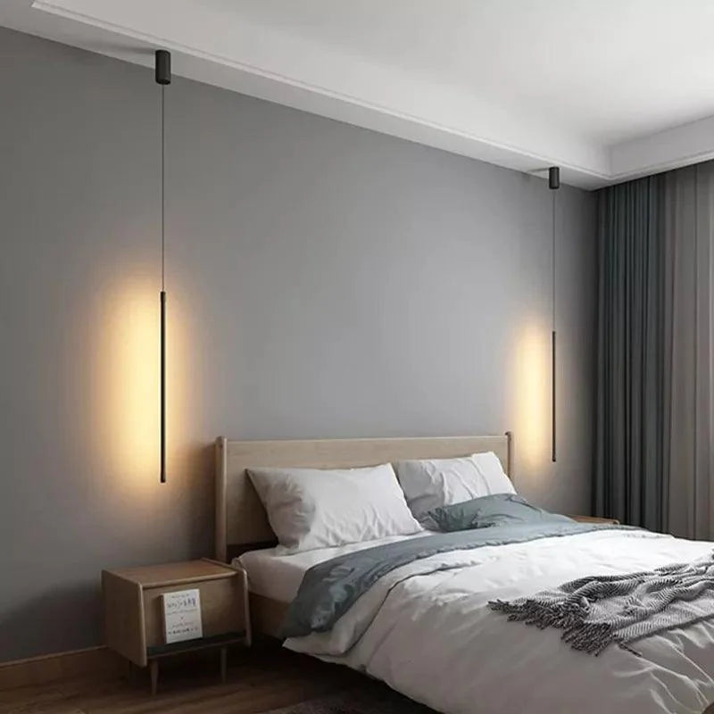 Hängeleuchte LED Modern Aluminium Schwarz Minimalistisches Design Verstellbares Kabel | Restfield