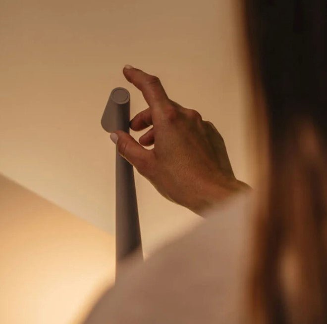 LED Tafellamp Draadloos Aluminium Touch Dimbaar USB 35cm 45cm Slaapkamer Woonkamer Leeslamp Scandinavisch Bureau Nachtlamp Oplaadbaar | Sansoti