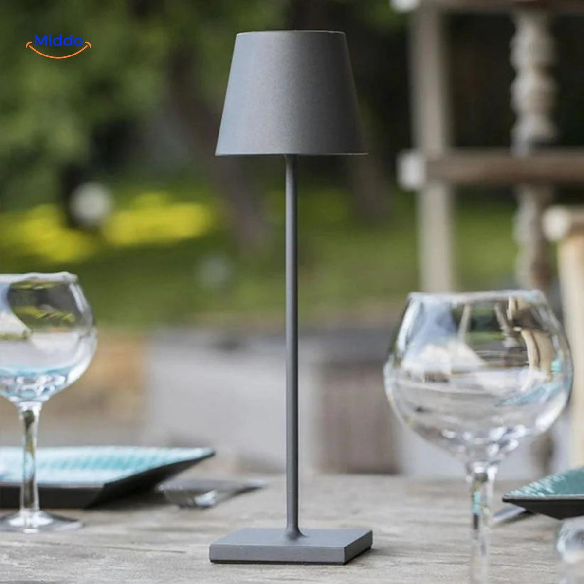 Portable LED Lamp Dimmable Rechargeable USB-C IP54 Waterproof for Table Indoor Outdoor Garden Patio | Sansoti