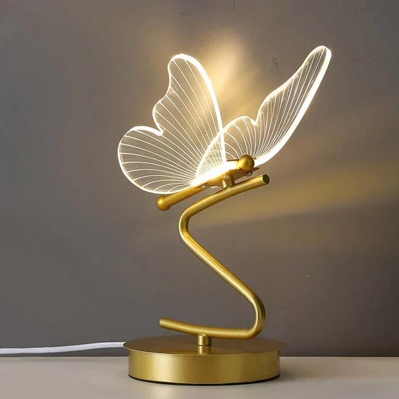 LED Tafellamp met Vlindervorm — Moderne Decoratieve Verlichting voor Sfeer en Stijl | Sansoti