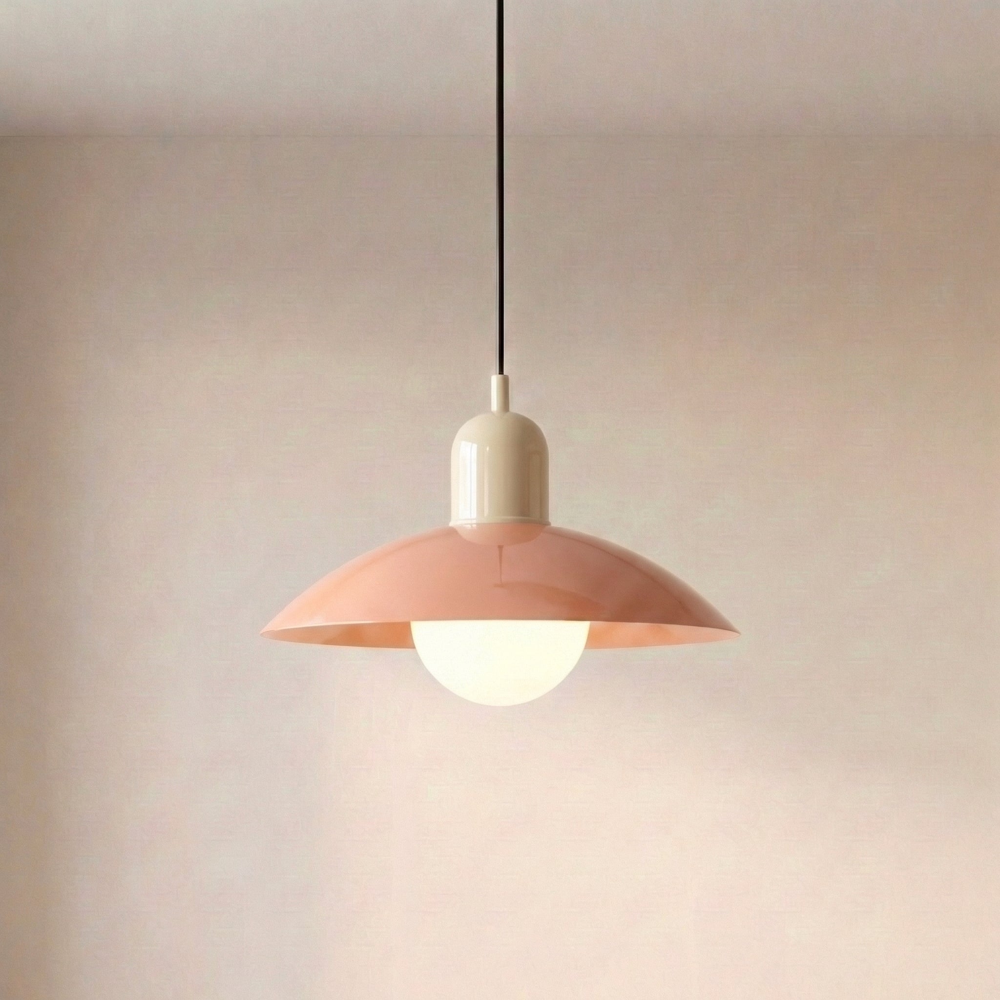 Dwukolorowa żelazna lampa wisząca Ø32 cm, ciepłobiała dioda LED do jadalni, kuchennej wyspy i salonu, styl rustykalny, nowoczesna | Sansoti
