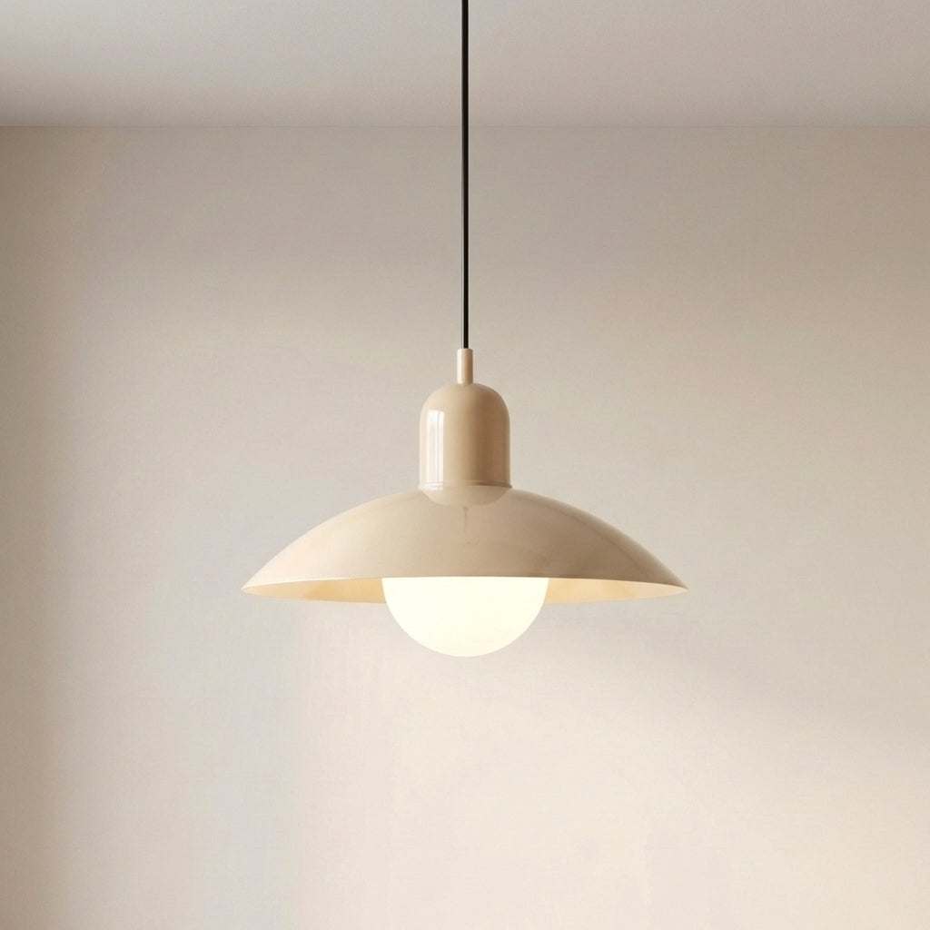 Dwukolorowa żelazna lampa wisząca Ø32 cm, ciepłobiała dioda LED do jadalni, kuchennej wyspy i salonu, styl rustykalny, nowoczesna | Sansoti