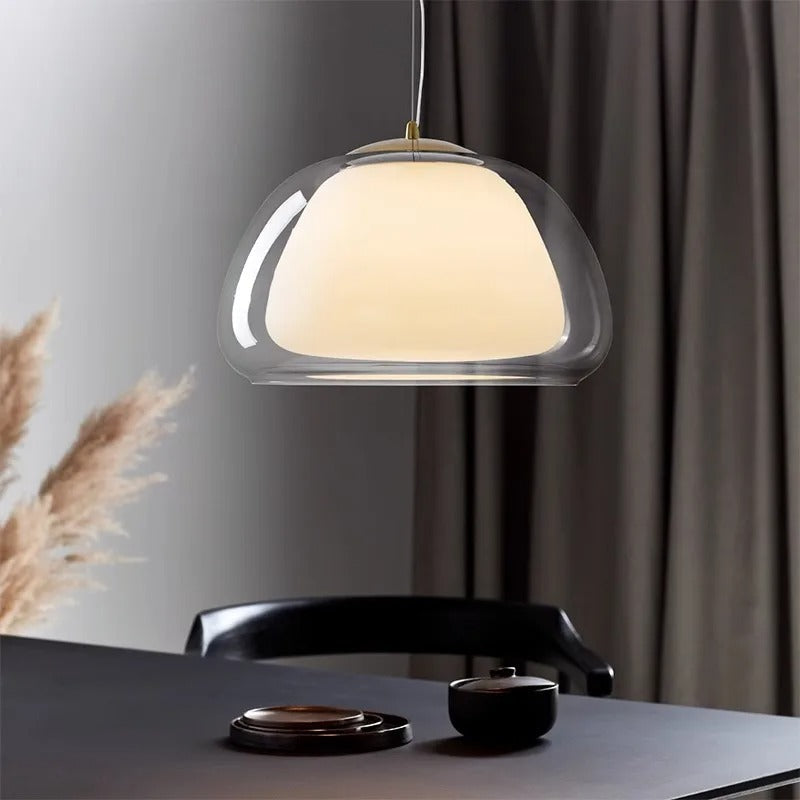 Globe Hanglamp met Gerookte Glazen Bol – Gouden, Zwarte of Transparante Afwerking | Scandinavisch Design | Sansoti