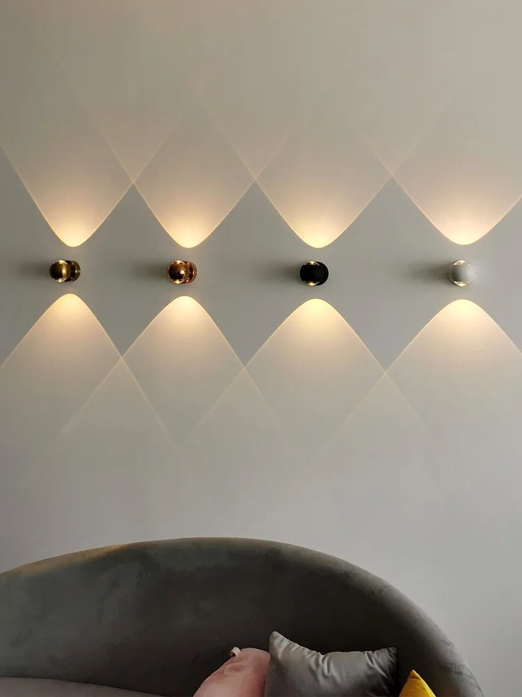 Moderne Wandlamp met LED Verlichting – Messing Afwerking voor Hal & Woonkamer | Sansoti