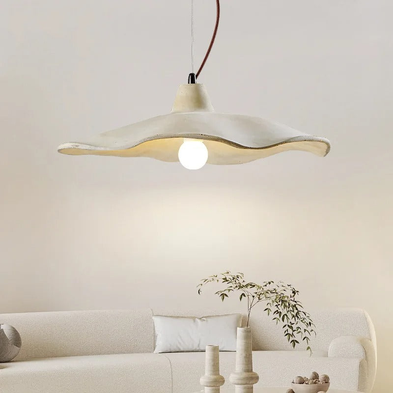 Hanglamp Beton Golvende Rand Scandinavisch Design Eetkamer Woonkamer Studeerkamer LED Moderne Verlichting | Sansoti