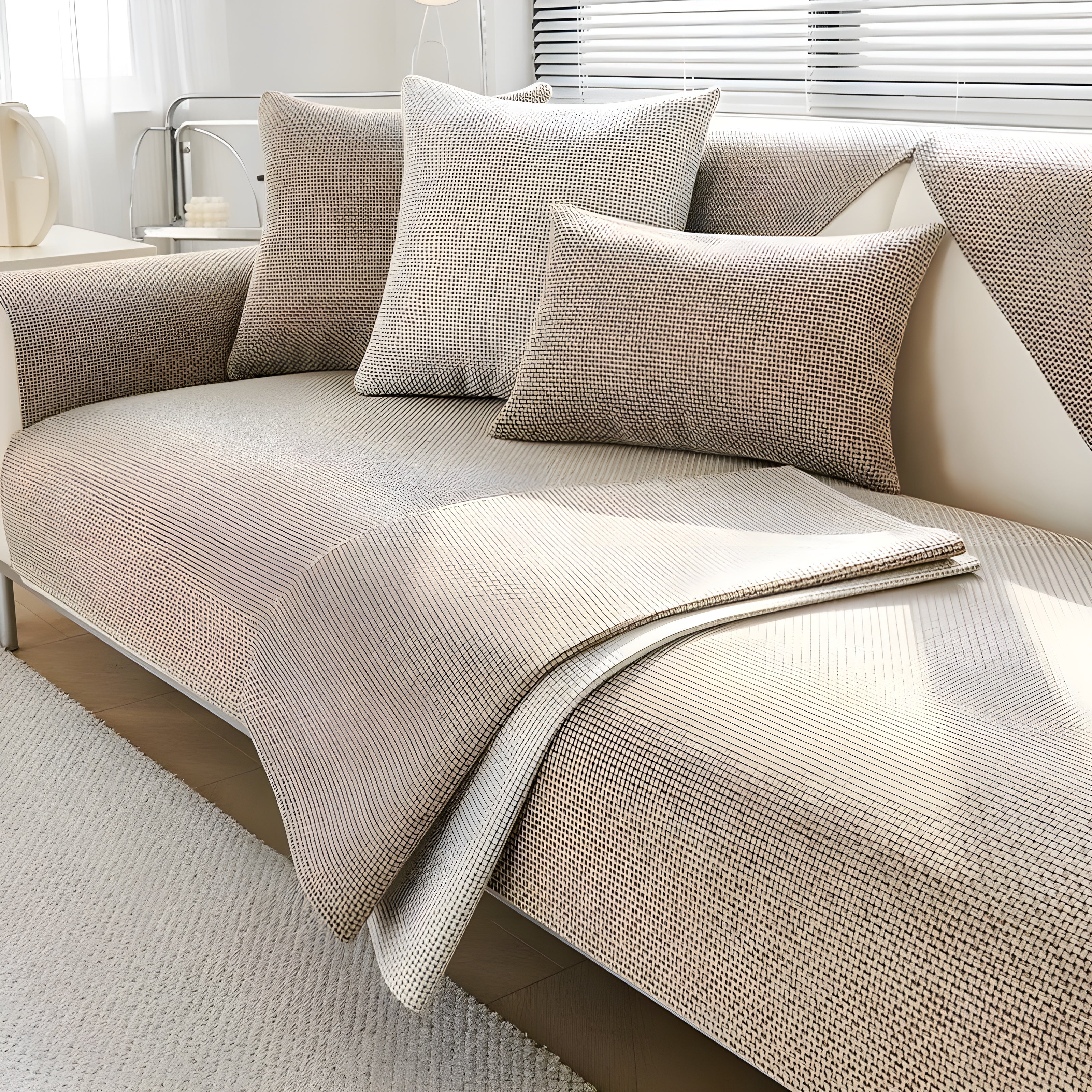 Bankhülle Anti-Rutsch für Ecksofa und Sofa – Waschbarer Sofabezug | Restfield
