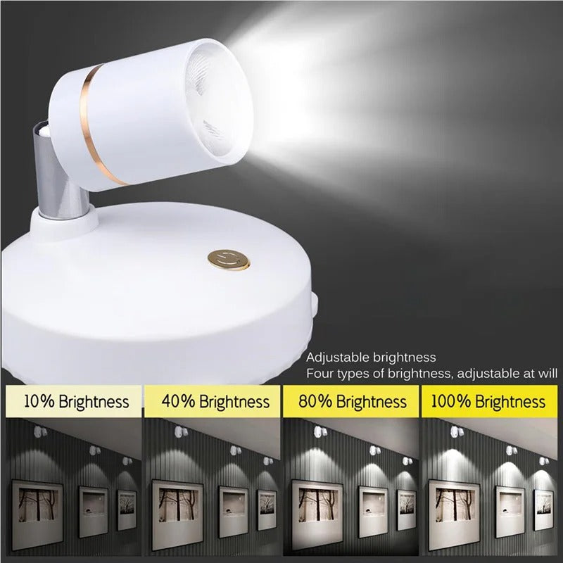 Kabelloser LED-Strahler mit Fernbedienung und Dimmfunktion | Restfield